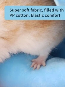 1pc仓鼠吊床花枝鼠金丝熊加温用品小宠物窝鼠窝垫松鼠刺猬床笼窝仓鼠窝 - 彩色 - 查看 5