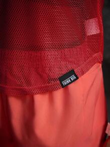 Powerista 女式纯色圆领短袖运动休闲T恤健身衫 - 酒紅色 - 查看 6