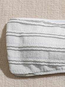 Women's Frill Trim Bandeau Swimwear Top Summer - White - View 5