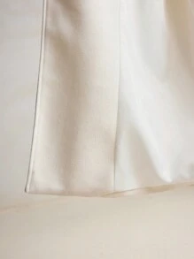 BizChic 女士复古红色衬里夹克，圣诞节、感恩节保暖长袖外套 - 米色 - 查看 7