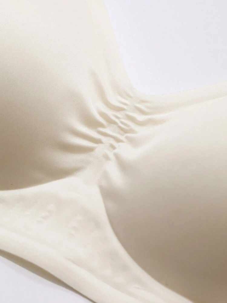 Minimalist Casual Thin Wire-Free Letter Decor Camisole Bra Lingerie For Women
