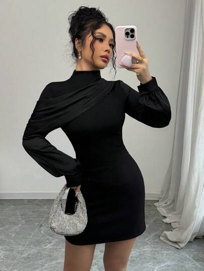 Chiquease Camisa elegante y versátil con diseño de patchwork con estilo