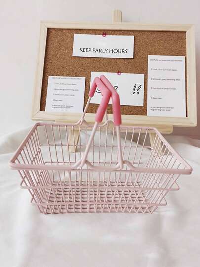 SHEIN 1个多功能桌面收纳篮，适用于情人节、婚礼、生日、礼品袋、收纳篮、收纳盒