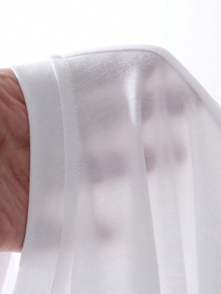 Conjunto de Pijama com Top Solta Sólida e Shorts Floral Miúdo