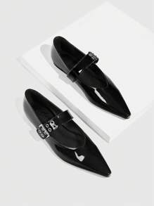 Cuccoo CUCCOO GRLICON Zapatos planos de estilo Y2K para mujer, adecuados para looks punk, motero, chica cool, Halloween, Navidad y fiestas