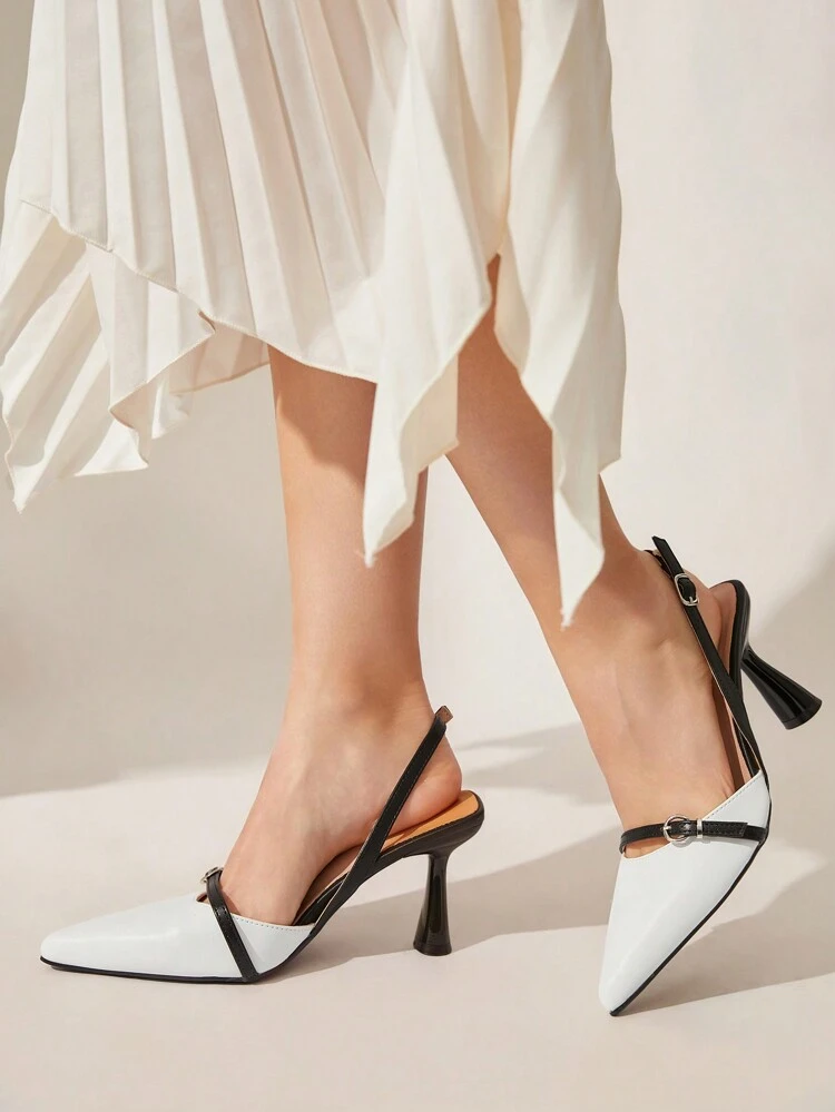 CUCCOO CHICEST Stilettos de punta fina, zapatos de tacón alto para fiestas y bodas con detalles de malla, cristales y lazo de perlas. Cómodos y elegantes tacones altos para damas para la temporada navideña y de Año Nuevo, otoño e invierno.