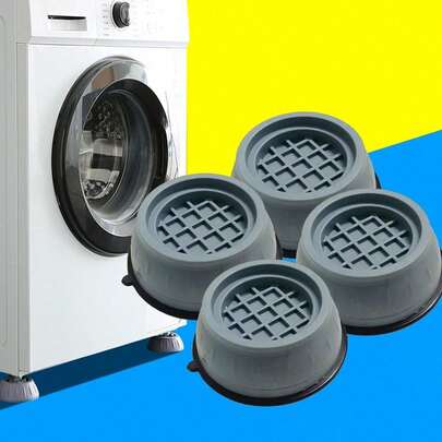 4pcs Anti Vibration Feet Pads,Rubber Legs,Anti-slip Silent Mat,Washing Machine Support Dampers,Stand Furniture