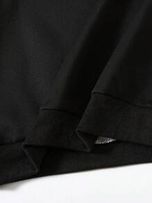 SHEIN 2pcs Tween Boy Casual Fleece Sweatshirt Set - Multicolor - View 6