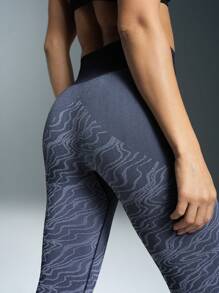 Powerista 女士纯色腰部拼接简约休闲运动紧身裤