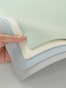 1pc Solid Large Gaming Mouse Pad, Simple Multifunctional Desk Mat For Office, School, Home Use - Pink - View 4