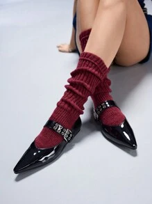 Cuccoo CUCCOO GRLICON Zapatos planos de estilo Y2K para mujer, adecuados para looks punk, motero, chica cool, Halloween, Navidad y fiestas