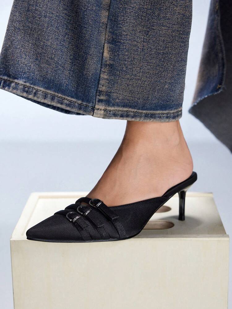 CUCCOO GRLICON Women's Y2K Punk Style High Heel Pumps, Suitable For Motorcycle, Cool Girl, Halloween, Christmas, Party Outfits