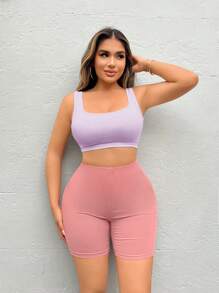 SHEIN SXY 3pcs/Set Women's Summer Solid Color Slim-Fitting Short Tank Tops Are Simple And Versatile For Many Occasions