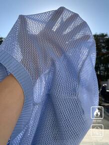 Claim Dot 男士字母印花圆领短袖休闲针织上衣