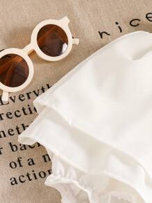 Genkimix Kids Young Girl Cute Multi-Layer Ruffle Skort, Family OutfitSpring/Summer