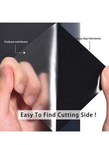 SHEIN 1 Roll Htv Heat Transfer Vinyl Cutting Film For Clothing Diy Heat Press Transfer Valentine's Day, Valentines Wedding, Birthday - Black - View 4