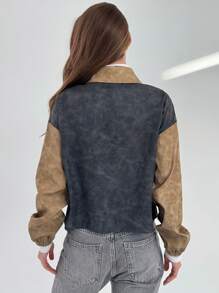 Aloruh Women's Casual Barn Women Pu Leather Jacket - Multicolor - View 4