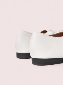 CUCCOO DOLLMOD Round Toe Soft Bottom Elastic Band Ballerina Mary Jane Flat Loafers For Women Spring Shoes Spring Break Easter - Beige - View 4