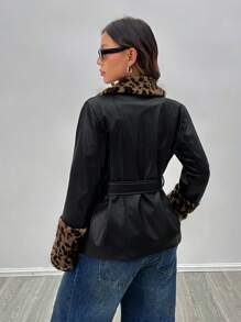 SHEIN PETITE 2024 Nouveau sac pour homme en, de vache doux, grande capacité, sac à épaule/porté en bandoulière, multifonctionnel affaires/décontracté - Noir - Voir 4