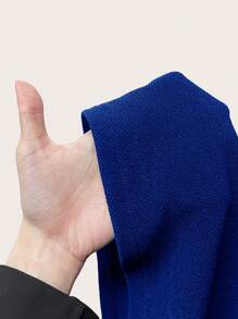 Slaydiva Casual Elegant Sleeveless Wide-Leg Black Jumpsuit - Blue - View 5