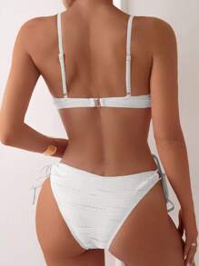Swim Mod Casual Simple Stylish Bikini, Suitable For Daily Life Summer - White - View 2