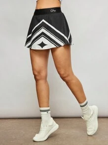 Activina 女士纯色拼布休闲运动短裙和裙裤