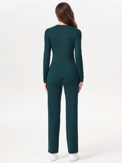 TaskEZ Conjunto de uniforme de enfermería, minimalista y de moda para uso casual cotidiano, que incluye conjunto de ropa de enfermera, batas de laboratorio