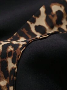 DAZY Women's Spring & Summer Valentine's Day, Chinese New Year Skirt Leopard Print - Black - View 8