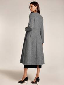 Modelyn Women Elegant Simple Single Breasted Coat For Outgoing, Autumn