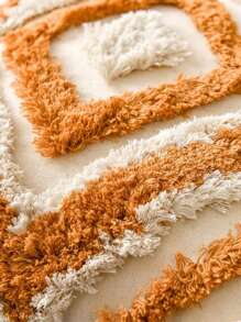 1pc Boho Macrame Tasseled Decorative Pillow Cover