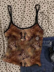 SHEIN EZwear Women Summer Casual Sexy Camisole Tight Rackerback Tank Top - White - View 1