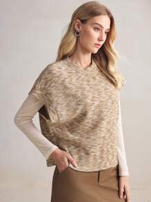 BizChic Women Crew Neck Batwing Sleeve Minimalist T-Shirt, Casual For Daily Wear