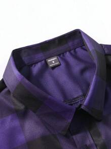 Manfinity Homme Simple Fashion Casual Short Sleeve Shirt For Daily Wear