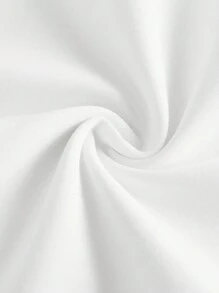 SHEIN Girlism Tween Girls Minimalist Comfortable Ruched White Camisole Top Undershirt