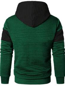 Manfinity Homme Men's Casual Simple Pullover Hoodie, Everyday Wear