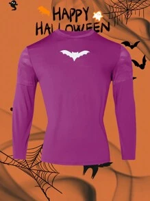 Gym Rark Men's Casual Stylish Sports T-Shirt & Top, Everyday Wear - Purple - View 5