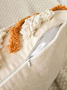 1pc Boho Macrame Tasseled Decorative Pillow Cover