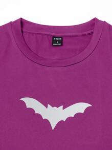 Gym Rark Men's Casual Stylish Sports T-Shirt & Top, Everyday Wear - Purple - View 6
