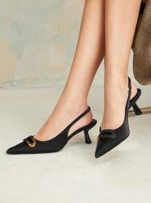 MOTF PREMIUM TACÓN BAJO DE PUNTA AFILADA PARA USO DE OFICINA, APTO PARA USO DIARIO, ADECUADO PARA TODAS LAS ESTACIONES, AÑO NUEVO, FESTIVIDAD, DÍA DE SAN VALENTÍN