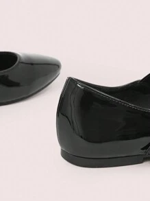 CUCCOO DOLLMOD Women's Casual Versatile Fashionable Flat Shoes Spring Shoes Spring Break Easter - Black - View 8