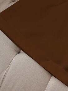 Franclia White Solid Color Casual Simple Fashion Shorts, For Everyday Wear