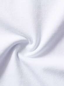 Manfinity Homme Manfinity Men's Crew Neck Short Sleeve Letter Print Simple Casual T-Shirt - White - View 7