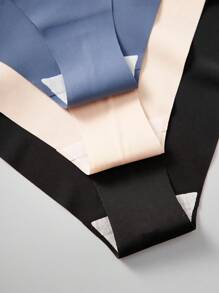 SHEIN Paquete de 3 bragas triangulares suaves y cómodas para adolescentes