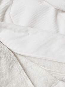 SHEIN MOD 女士白色羊毛夹克，优雅休闲