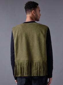 Manfinity AFTRDRK Men's Fashionable Everyday Casual Slim Fit Luxury Bomber Jacket, Deep Khaki Color