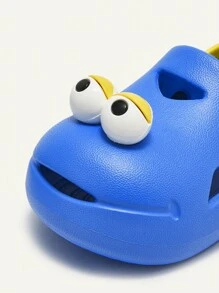 1 Pair Cute & Fun Shaped Anti-Slip, Durable, Lightweight & Breathable Infant Mesh Sandal Shoes For Summer - Blue - View 3