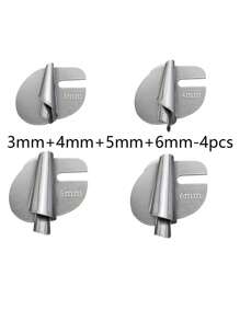 钢金属精密卷边专业工艺工具银色缝纫机压脚套装适用于 DIY 工艺裁缝家庭缝纫生日圣诞礼物工业家用机器兼容替换配件 - 銀色 - 查看 6