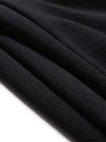 ROMWE MEN Prep Men's Drawstring Waist Jogger Casual Sweatpants