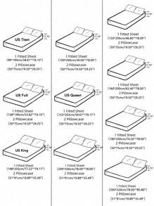 3 件套涤纶棉缎床笠套装，亲肤柔软，套装包含：1 件松紧带床笠 + 2 件枕套（无内芯） - 白色 - 查看 2