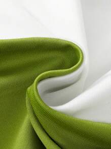 SHEIN 2pcs/Set Tween Boy Color Block Round Neck Long Sleeve Sweatshirt & Pants - Multicolor - View 3